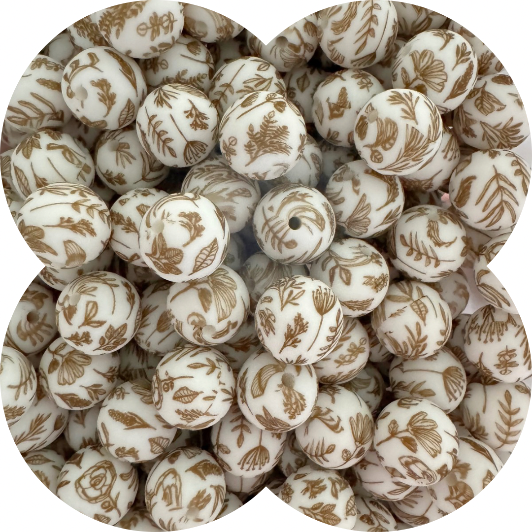 15mm Round - Dried Flowers