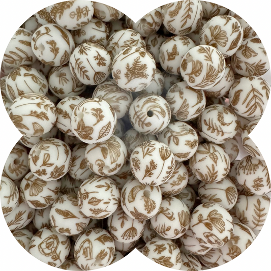 15mm Round - Dried Flowers