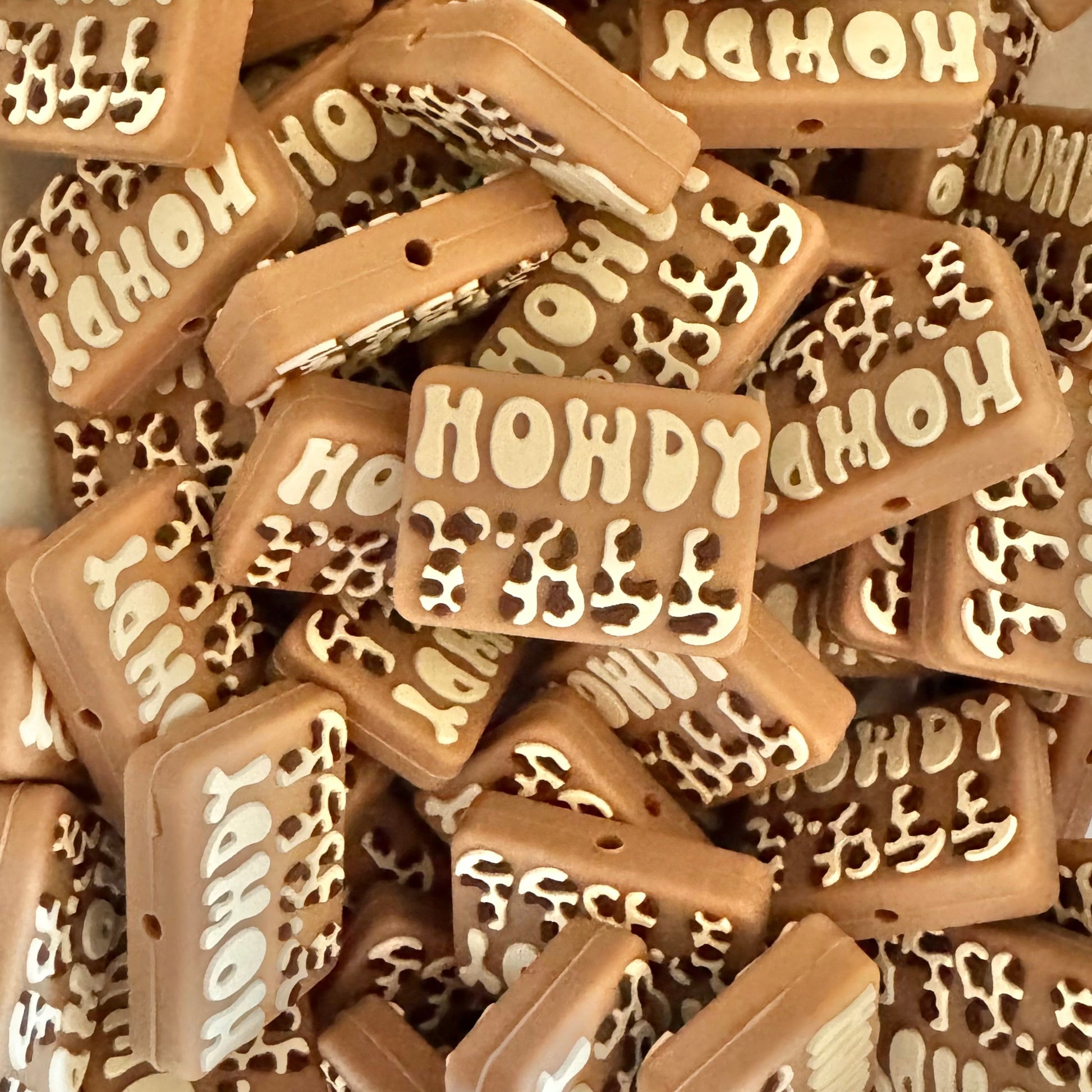 Stack of wooden blocks with 'Honey' text on a white background