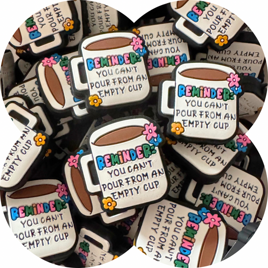 Fill Your Cup Silicone Bead