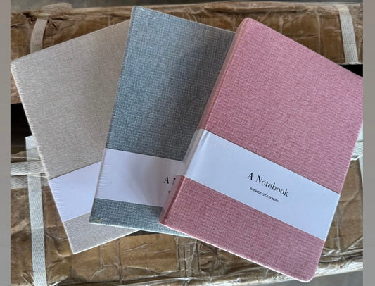 Linen note book