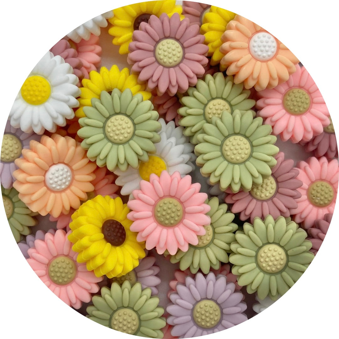 20mm Daisy Bead