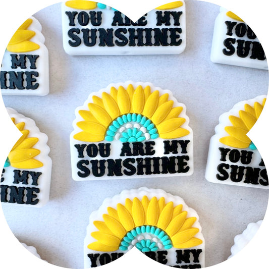 You Are My Sunshine Silicone Bead