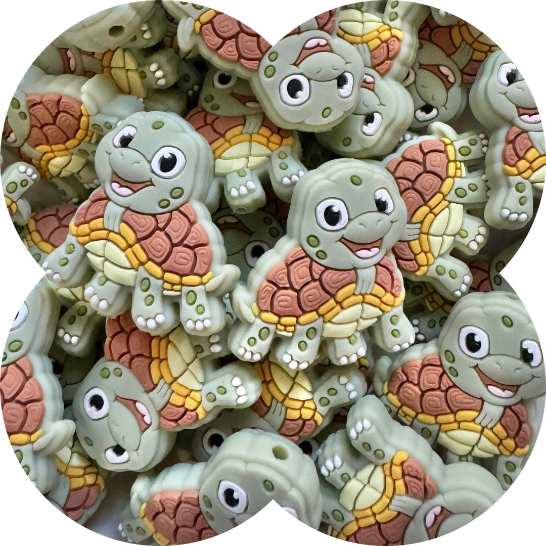 Turtle Silicone Bead