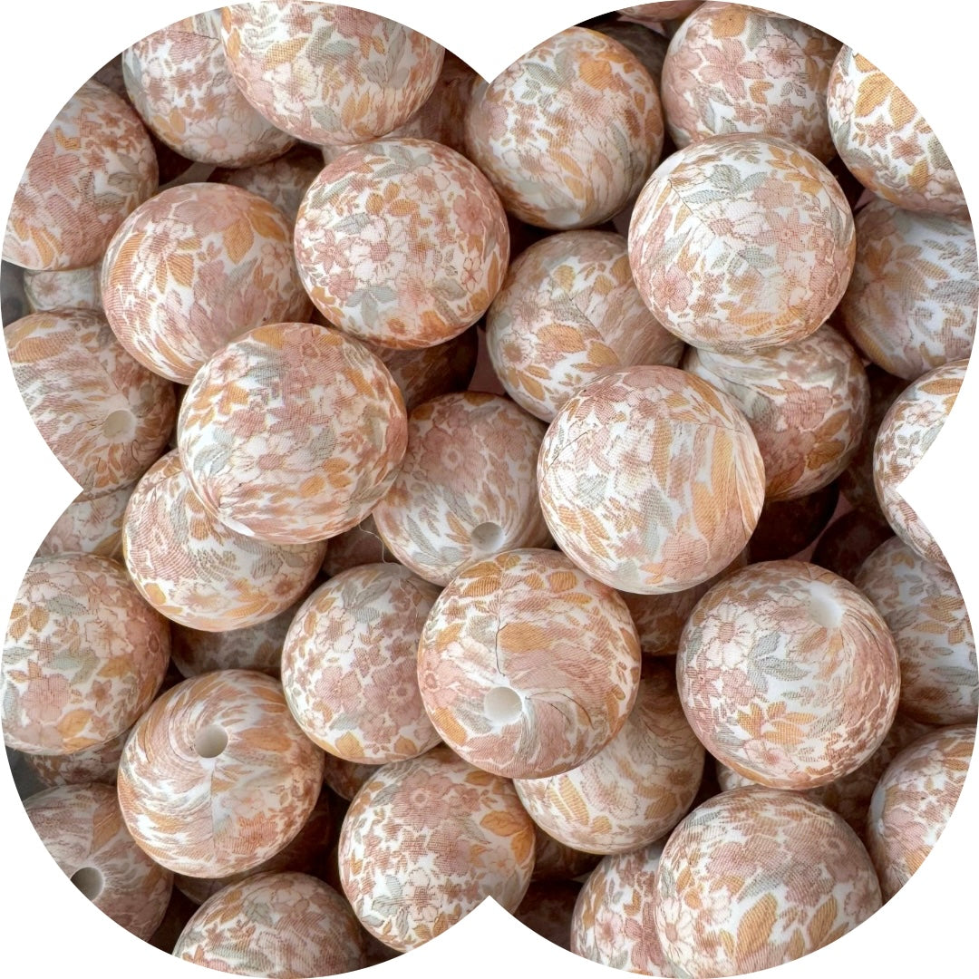 15mm Round - Oat Garden – Silicone Bead Supplies