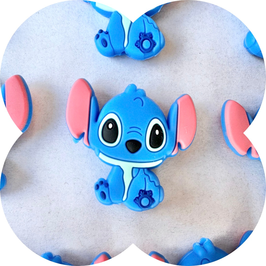 Stitch Silicone Bead