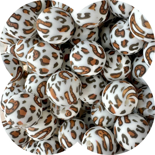 15mm Round - Leopard Horseshoe