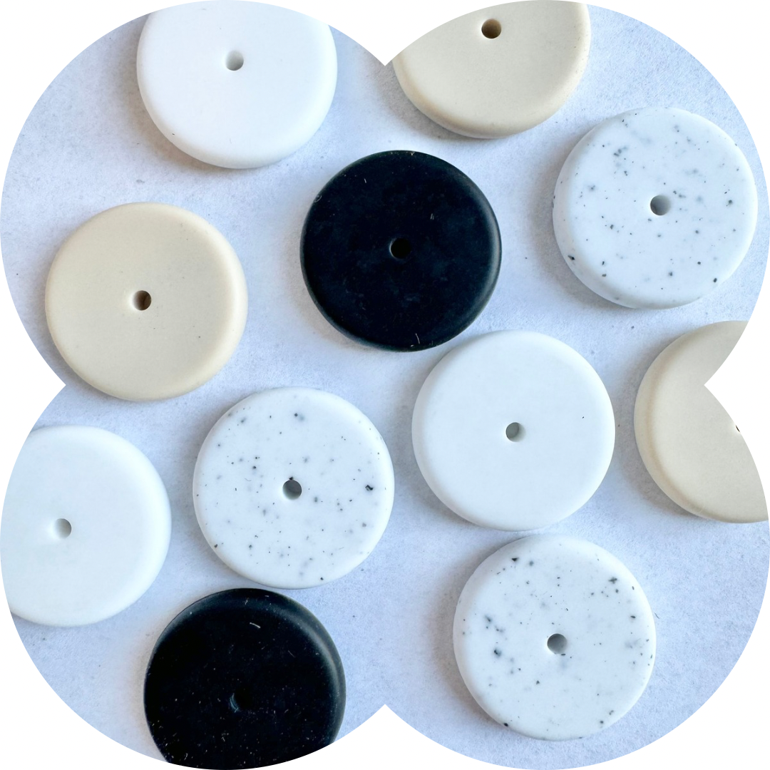 25mm Silicone Flat Coin