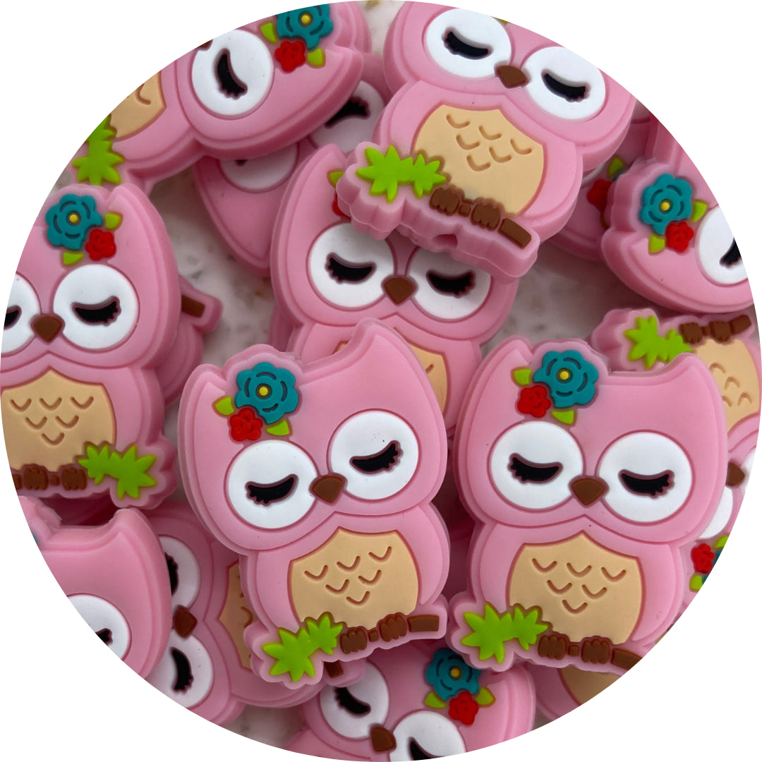 Owl Silicon Bead