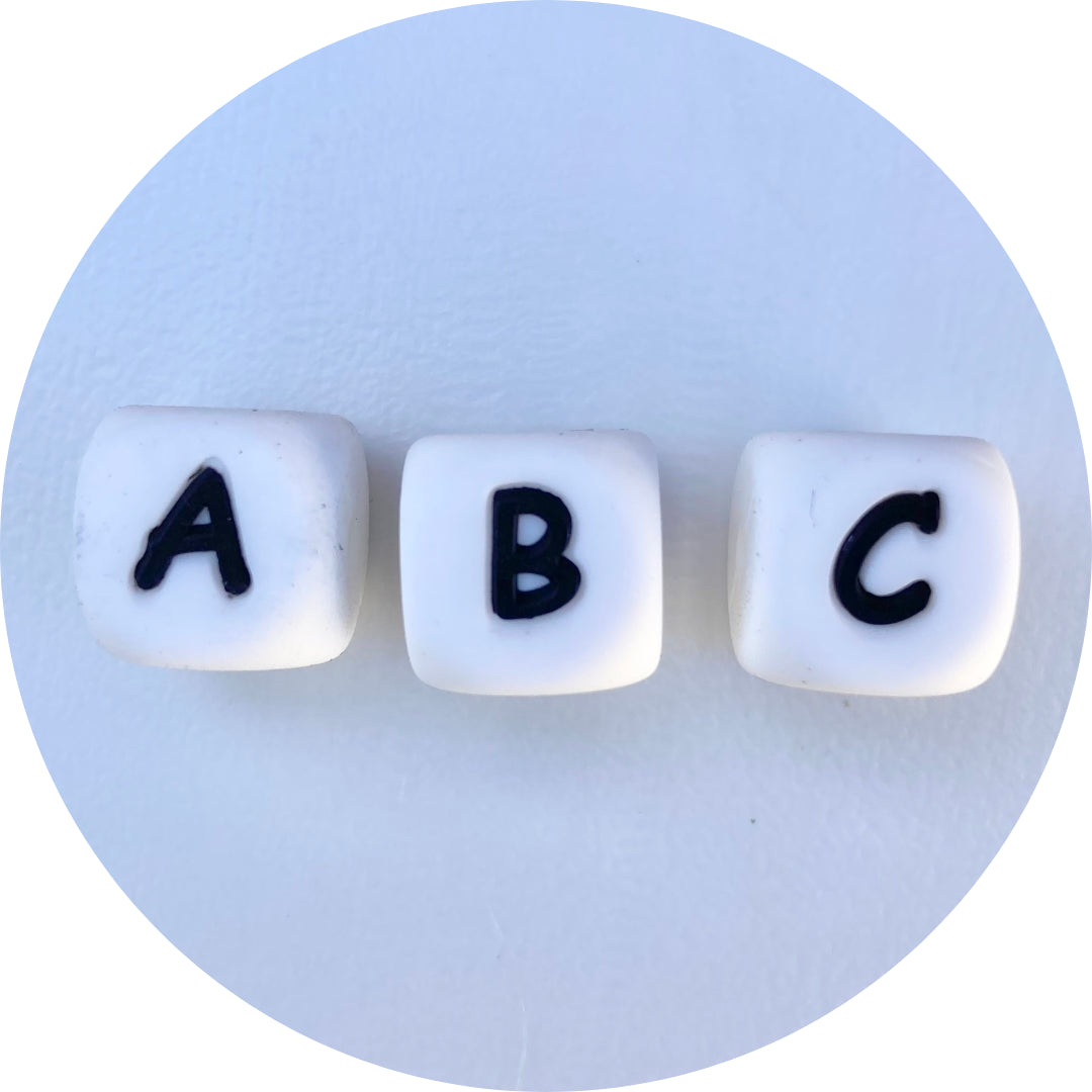 Alphabet - Silicone white